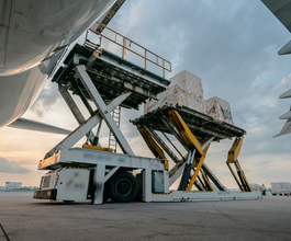 Verladung von Luftfracht