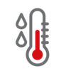 Icon Temperatur- und Feuchtigkeitskontrolle