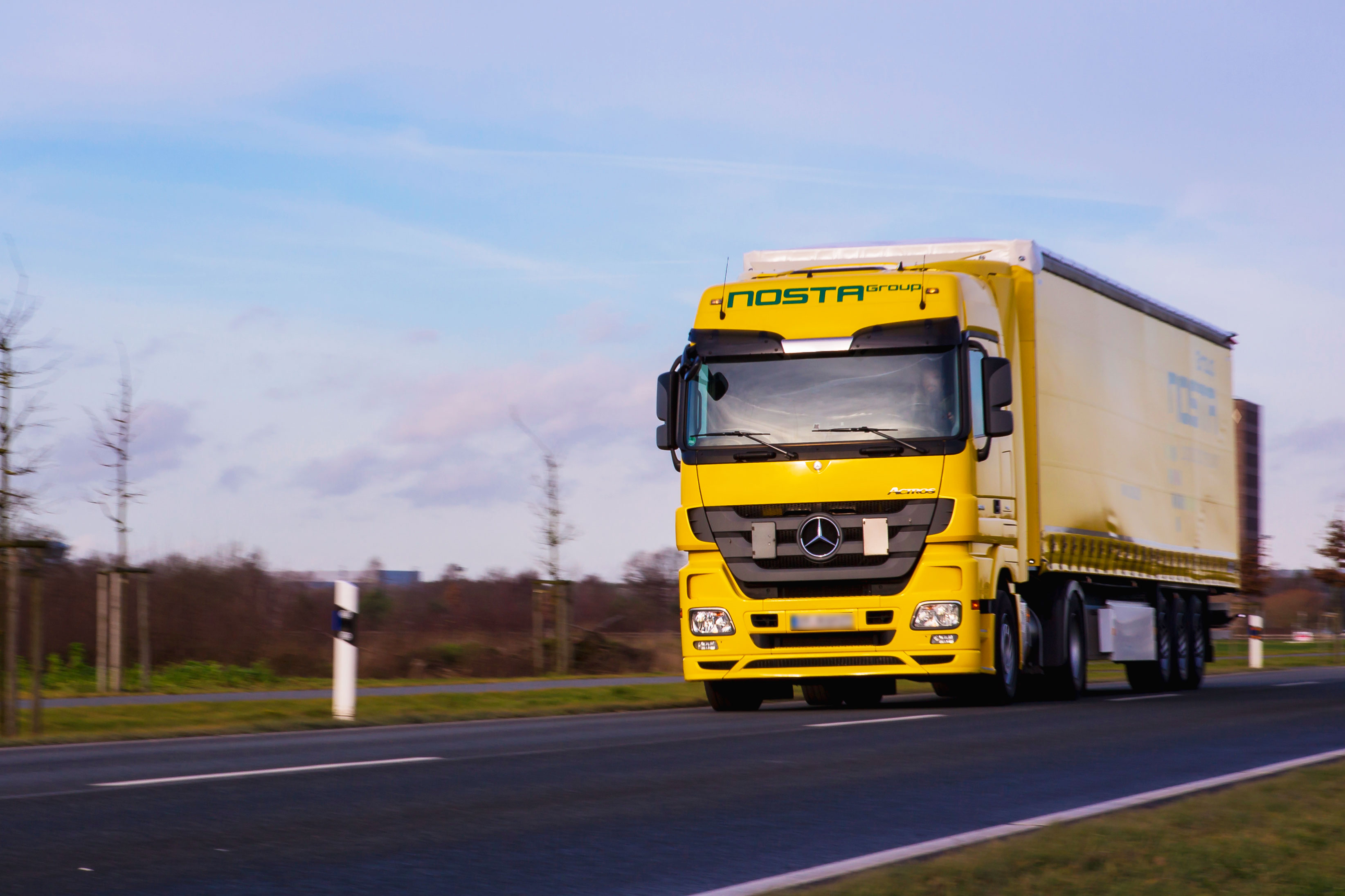 NOSTA europe transportation with truck